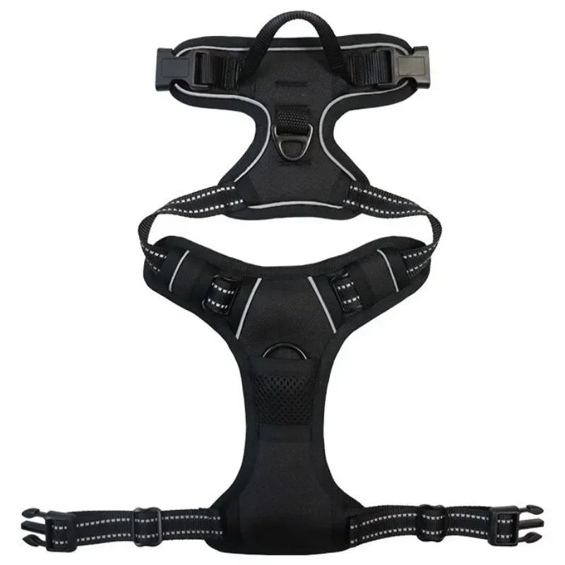 Reflective Adjustable Breathable Vest Chest Strap for Small Medium Large Dogs Pet Dog Harness Cat Puppy Collar Dog Accessoires