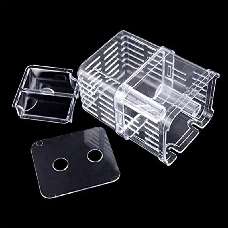 Transparent Fish Aquarium High Clear Breeding Isolation Box Pet Supplies Breeder Tank Double Guppies Hatching Incubator