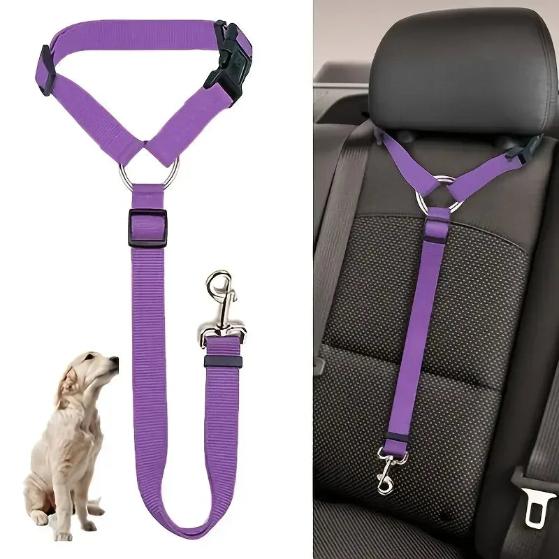 SafeRide™ Adjustable Pet Car Safety Belt