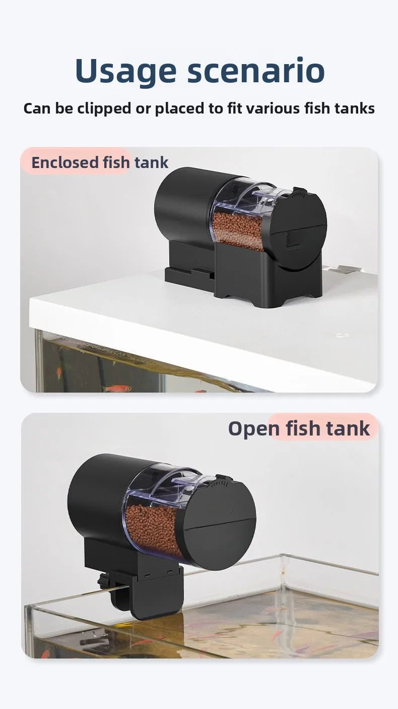 Automatic Feeder Fish Tanks Accessories Aquarium Accessory Fish Food Dispenser Fishbowl Equipment Aquatic Pet Supplies Products