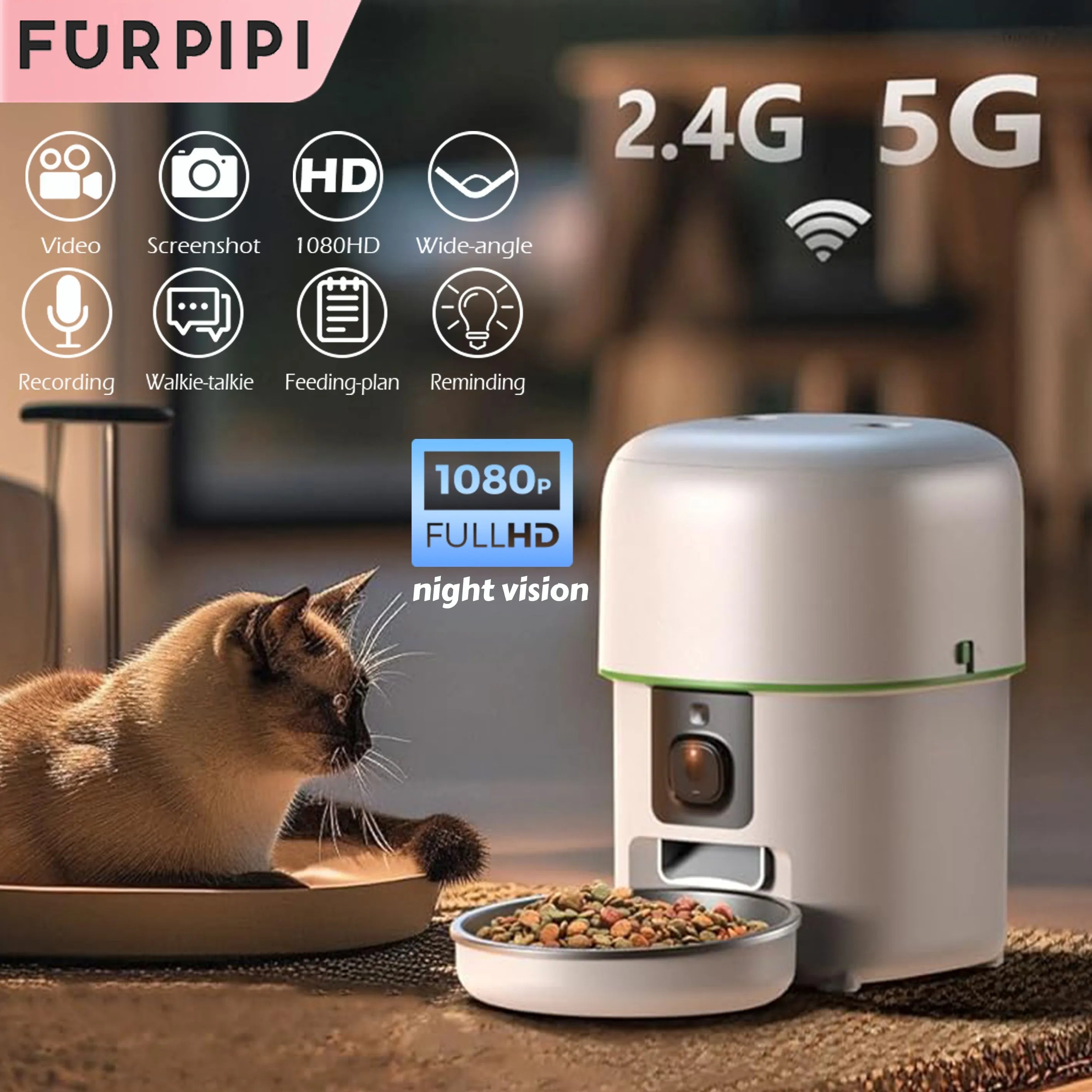 Furpipi™ Smart Feed HD Auto Feeder