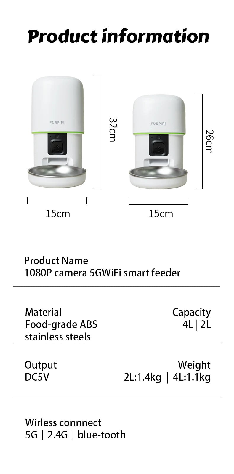 Furpipi™ Smart Feed HD Auto Feeder