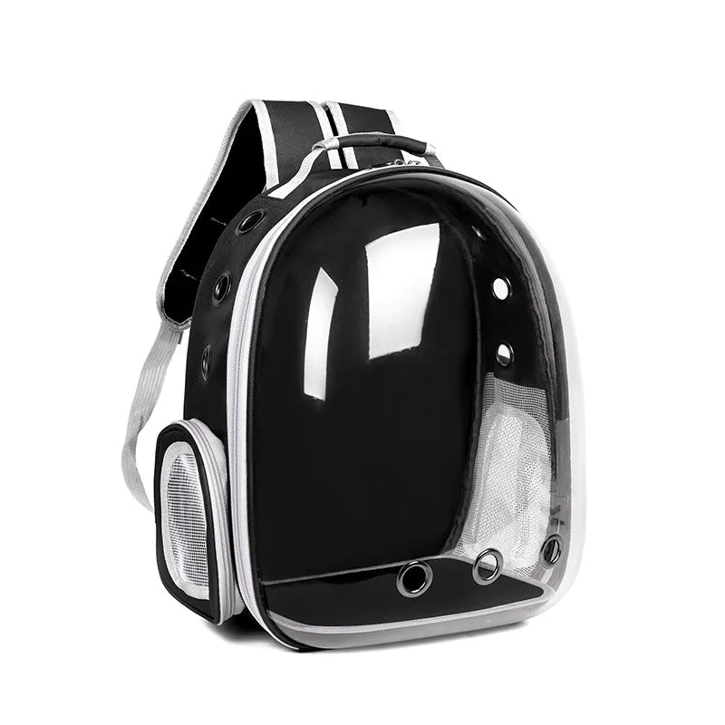Pet Carrier Backpack Transparent Window Small Animal Puppy Cat Carrying Bag Breathable Outdoor Travel Backpack Pet Supplies
