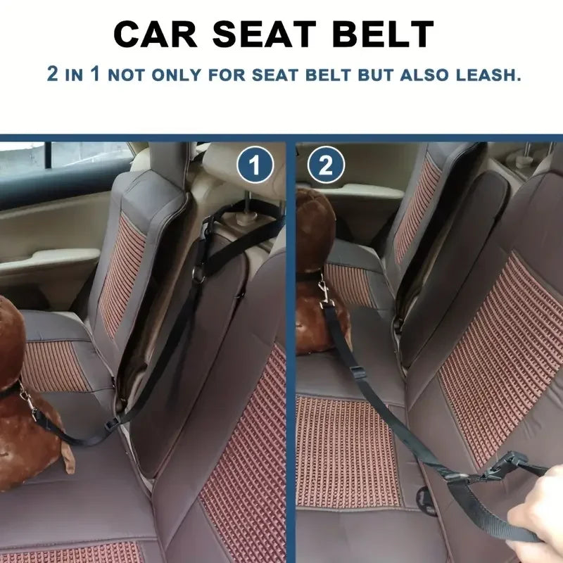 SafeRide™ Adjustable Pet Car Safety Belt