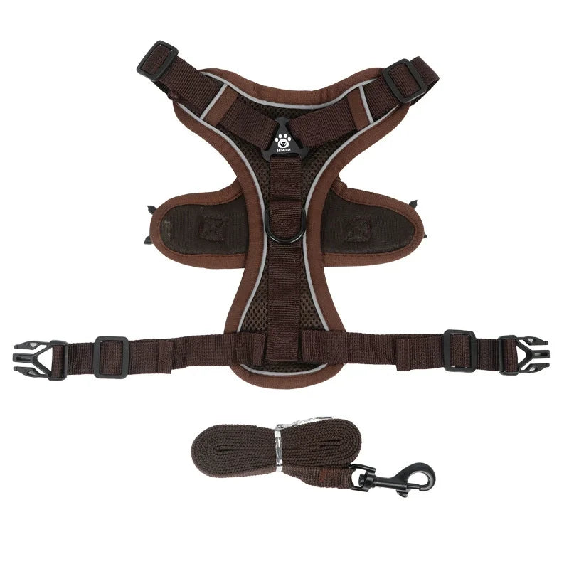 Lum iPaw™ Reflective Comfort Harness & Leash Set