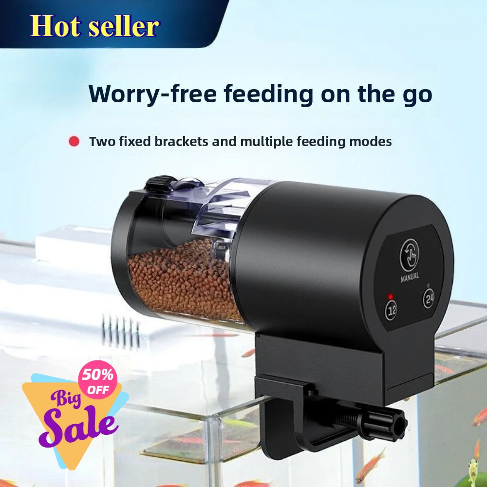 Automatic Feeder Fish Tanks Accessories Aquarium Accessory Fish Food Dispenser Fishbowl Equipment Aquatic Pet Supplies Products