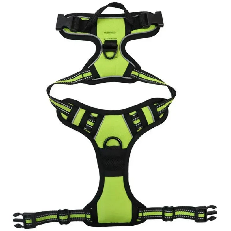 Reflective Adjustable Breathable Vest Chest Strap for Small Medium Large Dogs Pet Dog Harness Cat Puppy Collar Dog Accessoires