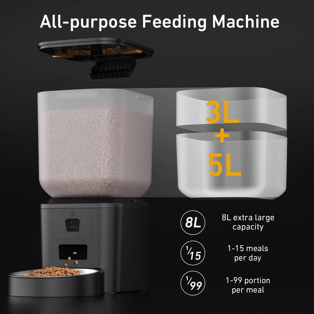 Furpipi™ Vision Pro 8L Smart Feeder