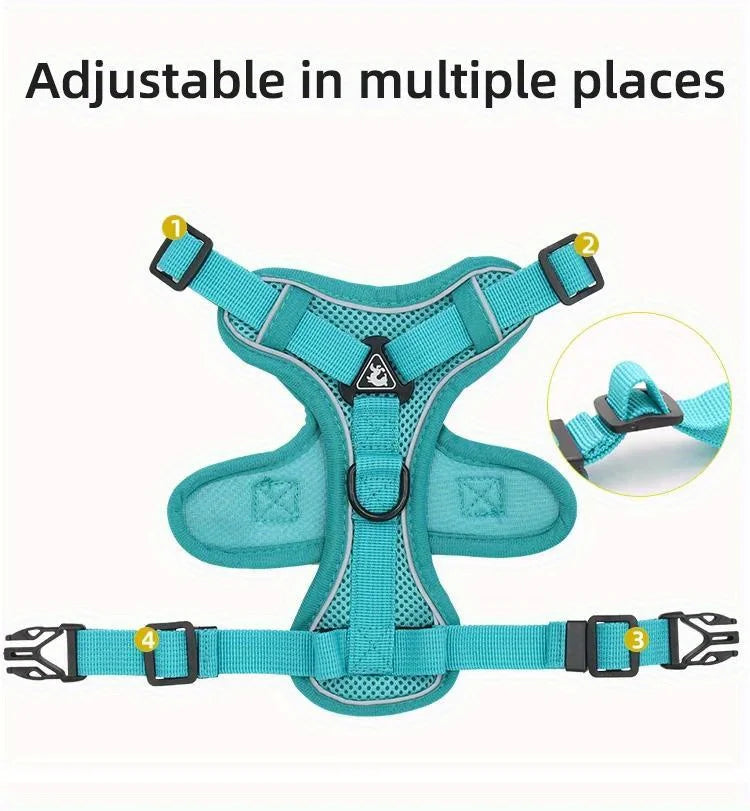 Lum iPaw™ Reflective Comfort Harness & Leash Set