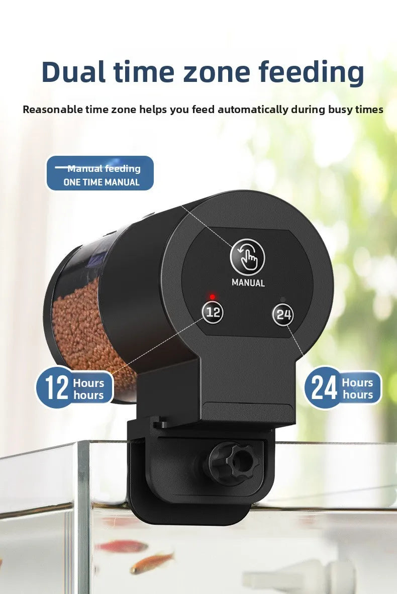 Automatic Feeder Fish Tanks Accessories Aquarium Accessory Fish Food Dispenser Fishbowl Equipment Aquatic Pet Supplies Products