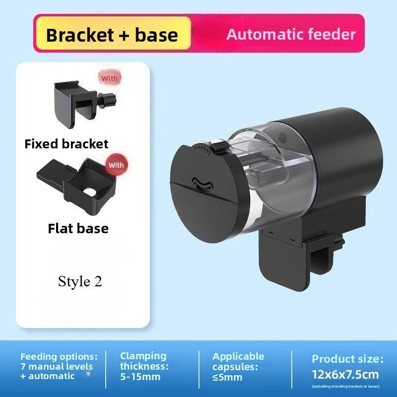 Automatic Feeder Fish Tanks Accessories Aquarium Accessory Fish Food Dispenser Fishbowl Equipment Aquatic Pet Supplies Products