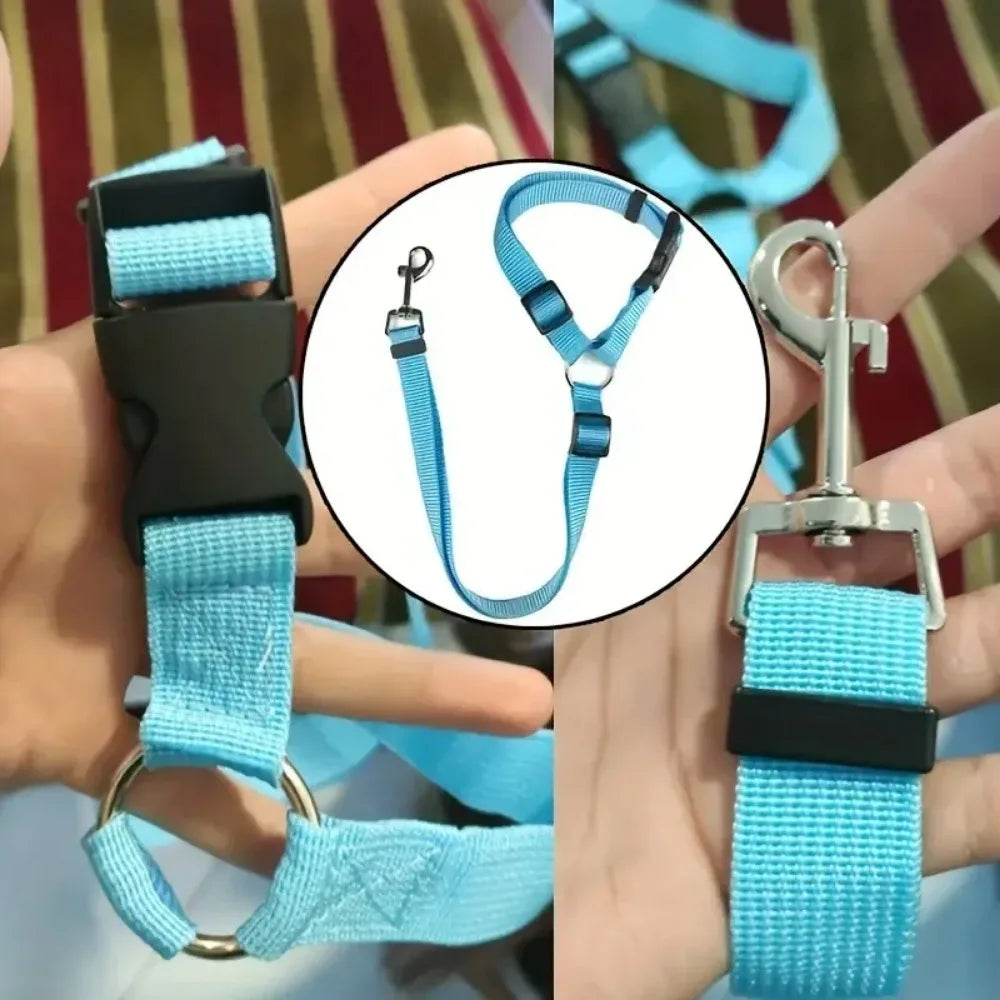SafeRide™ Adjustable Pet Car Safety Belt