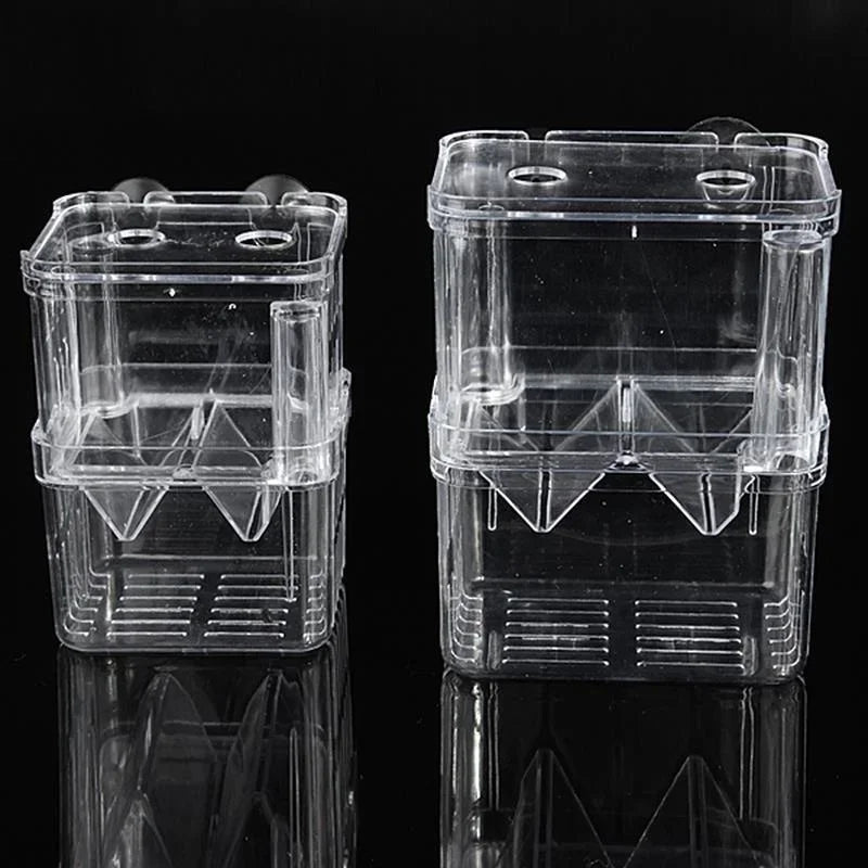 Transparent Fish Aquarium High Clear Breeding Isolation Box Pet Supplies Breeder Tank Double Guppies Hatching Incubator