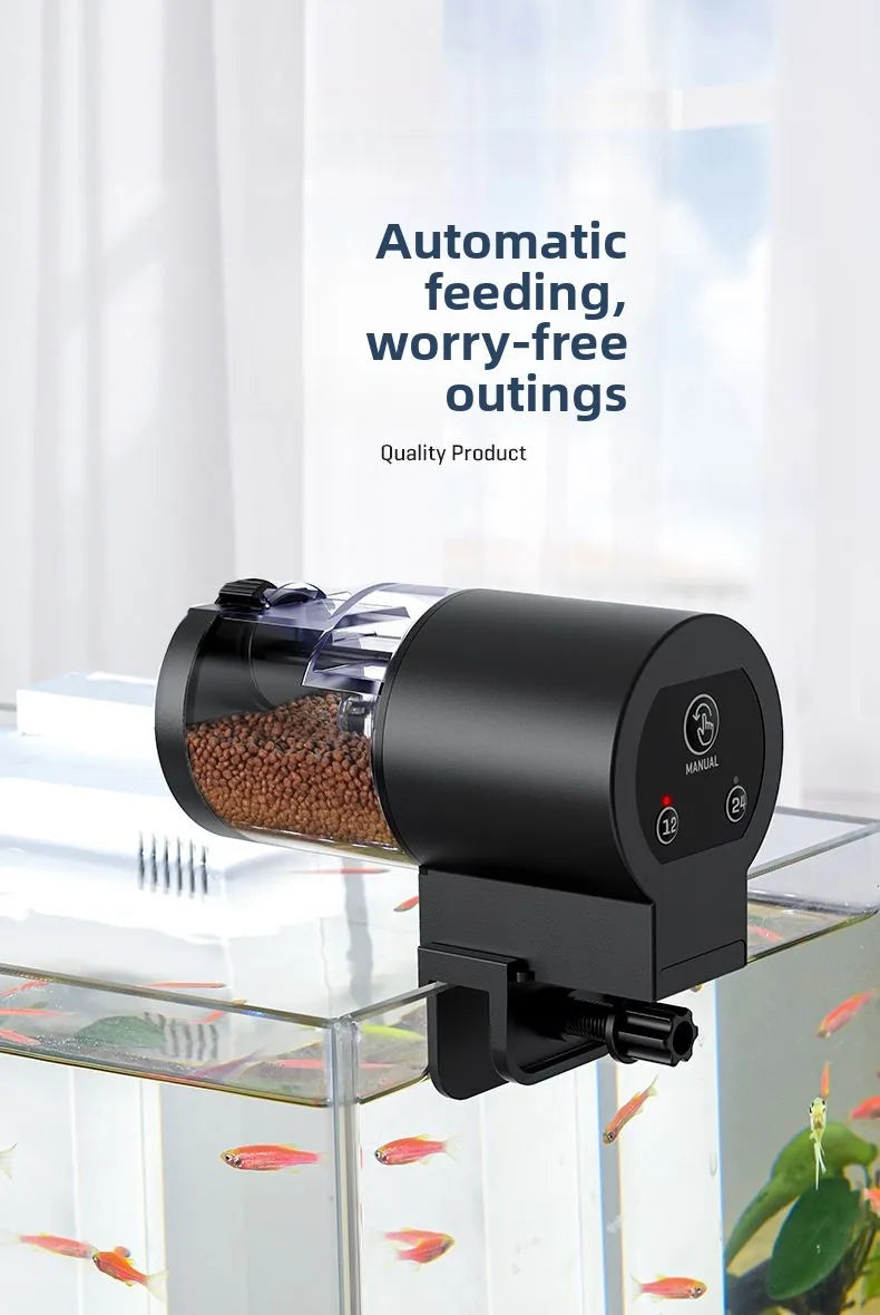 Automatic Feeder Fish Tanks Accessories Aquarium Accessory Fish Food Dispenser Fishbowl Equipment Aquatic Pet Supplies Products