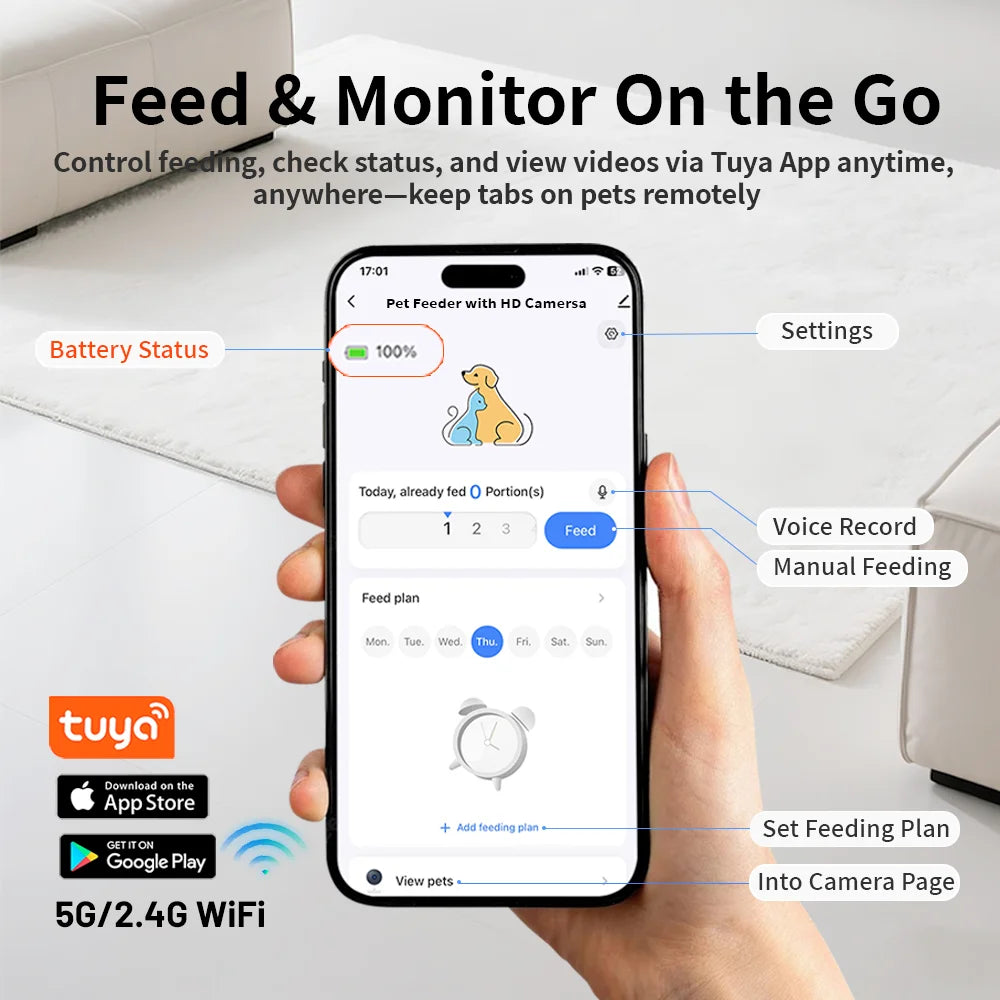 Paw Vision™ Smart Auto Feeder