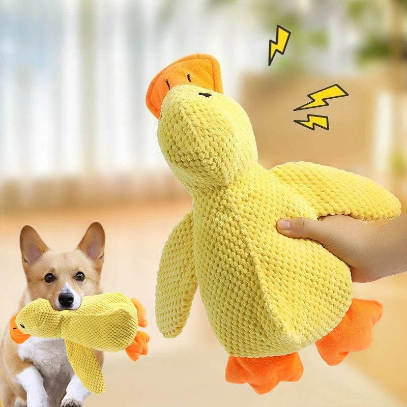 Quack Paw™ Interactive Squeaky Duck Toy