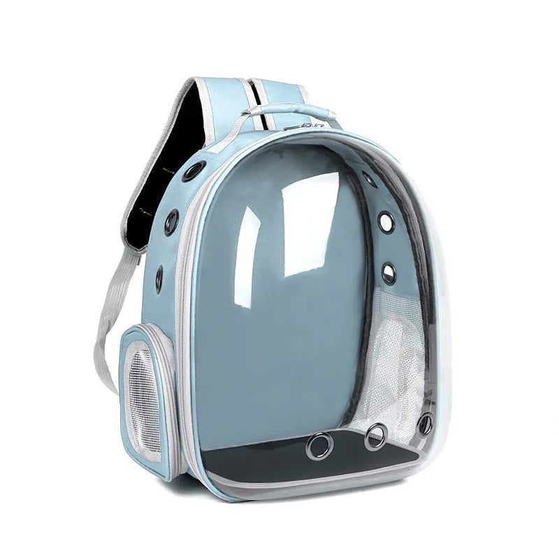 Pet Carrier Backpack Transparent Window Small Animal Puppy Cat Carrying Bag Breathable Outdoor Travel Backpack Pet Supplies