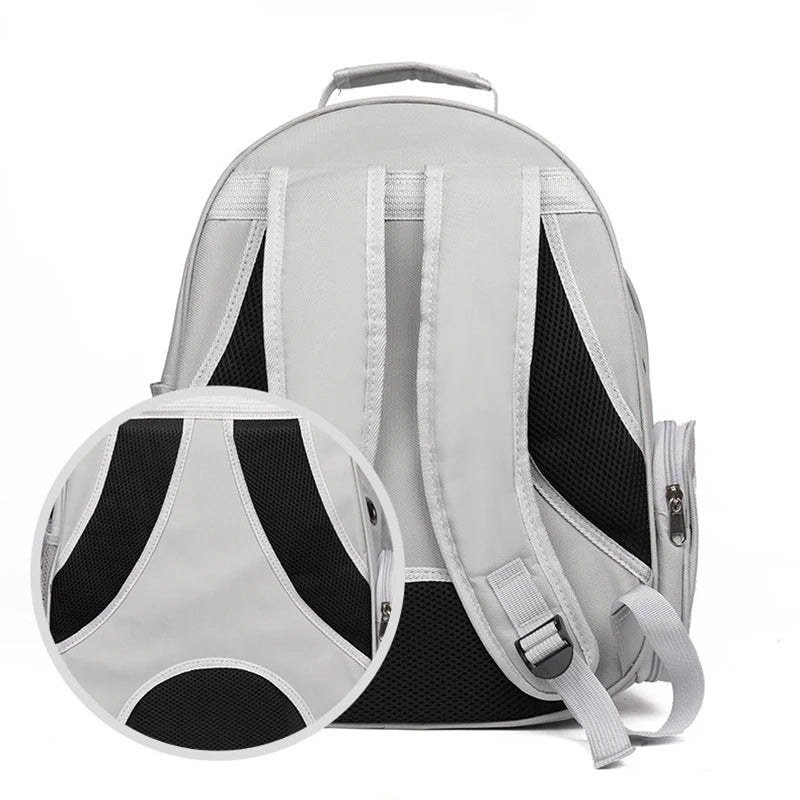 Pet Carrier Backpack Transparent Window Small Animal Puppy Cat Carrying Bag Breathable Outdoor Travel Backpack Pet Supplies