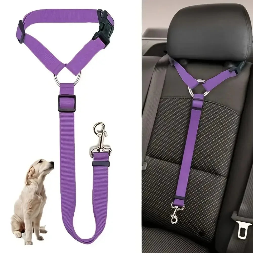 SafeRide™ Adjustable Pet Car Safety Belt