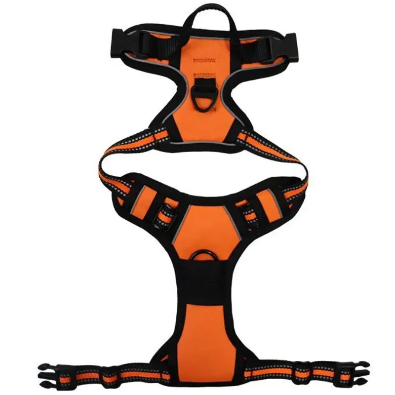 Reflective Adjustable Breathable Vest Chest Strap for Small Medium Large Dogs Pet Dog Harness Cat Puppy Collar Dog Accessoires