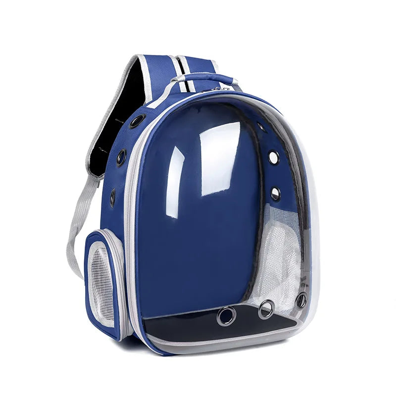 Pet Carrier Backpack Transparent Window Small Animal Puppy Cat Carrying Bag Breathable Outdoor Travel Backpack Pet Supplies