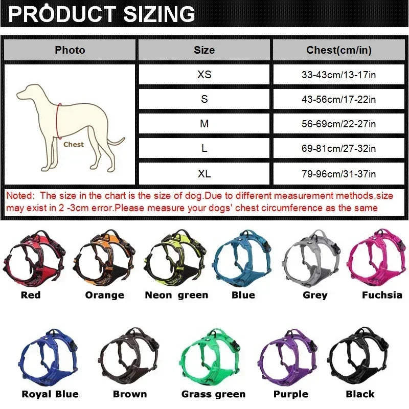 Air Paw™ Reflective Comfort Vest Harness