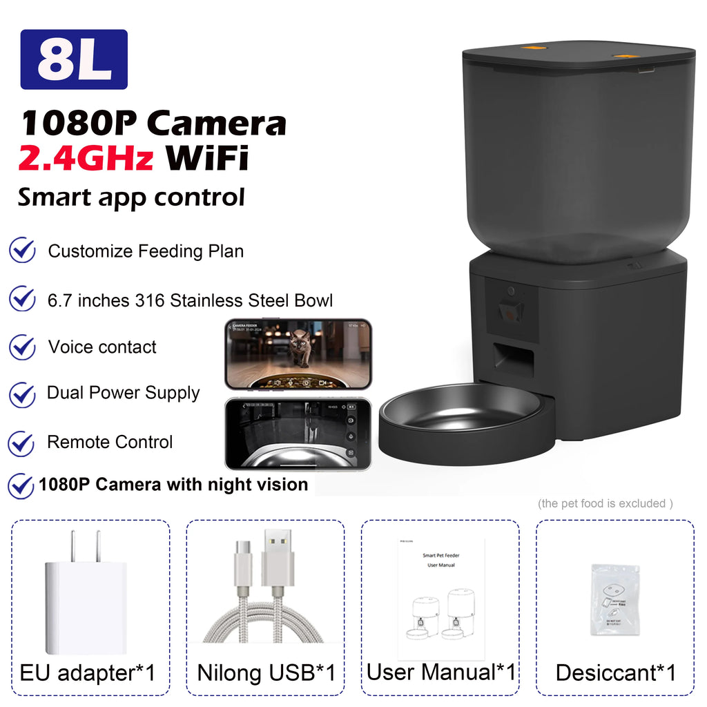 Furpipi™ Vision Pro 8L Smart Feeder