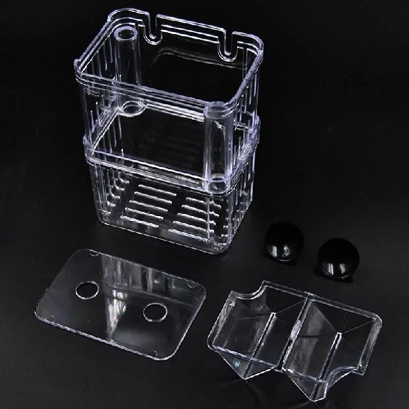 Transparent Fish Aquarium High Clear Breeding Isolation Box Pet Supplies Breeder Tank Double Guppies Hatching Incubator