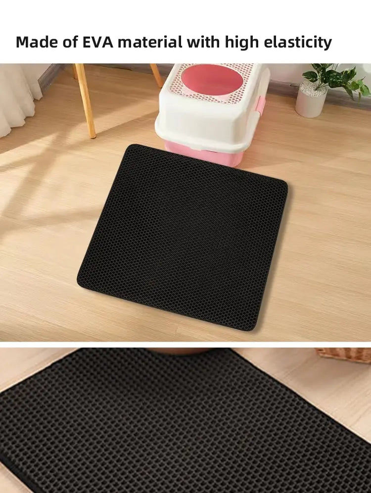 1/2/3Pcs 30x30cm Pet Litter Mat Waterproof Double Layer Pet Litter Mat Non Slip Mat Washable Cat Mat Pet Supplies
