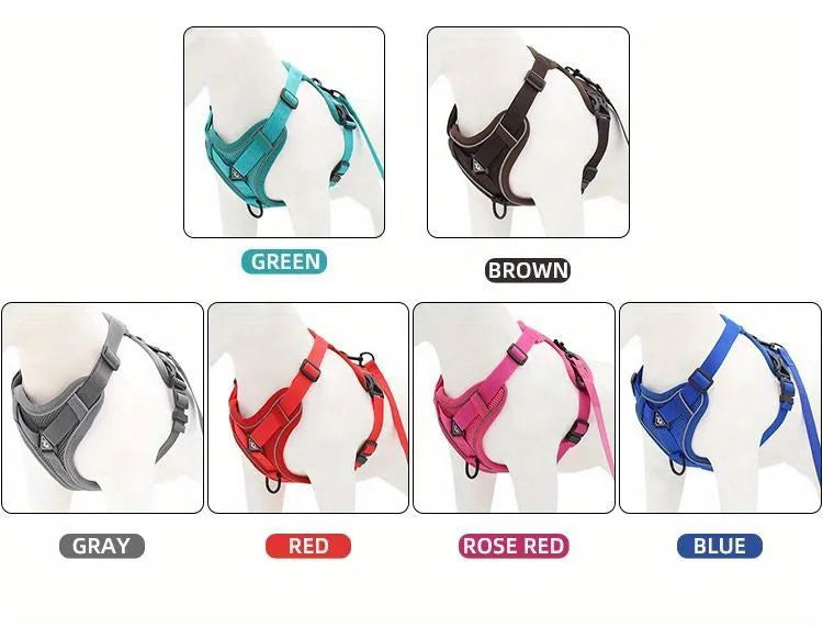 Lum iPaw™ Reflective Comfort Harness & Leash Set
